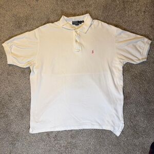 Polo-ralph-lauren Men's White Polo-shirts